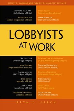 portada Lobbyists at Work (en Inglés)