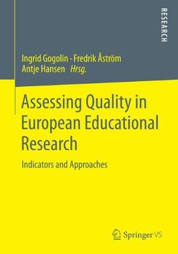 portada Assessing Quality in European Educational Research: Indicators and Approaches 