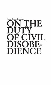 portada On the Duty of Civil Disobedience 