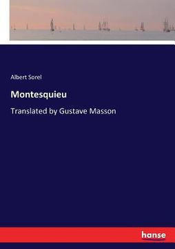 portada Montesquieu: Translated by Gustave Masson