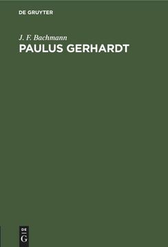portada Paulus Gerhardt (en Alemán)