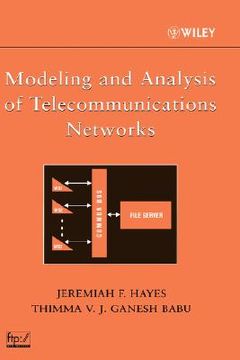 portada modeling and analysis of telecommunications networks (en Inglés)