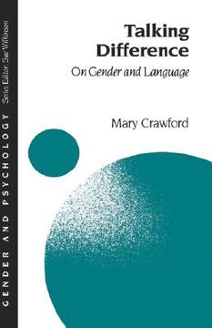 portada talking difference: on gender and language (en Inglés)