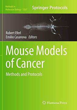 portada Mouse Models of Cancer: Methods and Protocols (en Inglés)