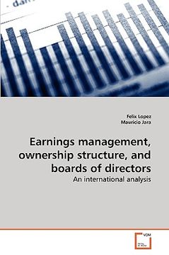 portada earnings management, ownership structure, and boards of directors (en Inglés)