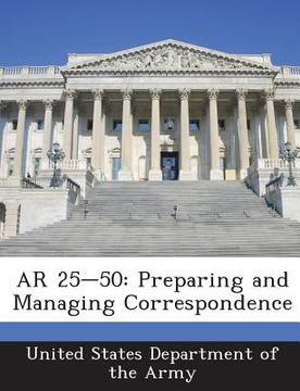 portada AR 25-50: Preparing and Managing Correspondence (in English)