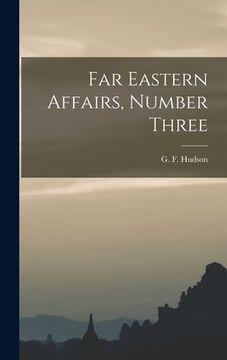 portada Far Eastern Affairs, Number Three