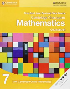 portada Cambridge Checkpoint Mathematics Cours 7 With Cambridge Online Mathematics (1 Year) (in English)