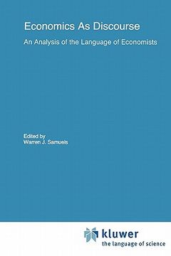portada economics as discourse: an analysis of the language of economists (en Inglés)