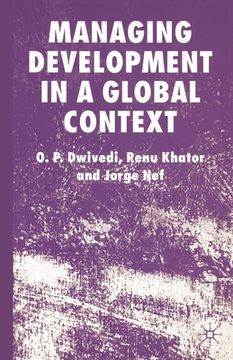 portada Managing Development in a Global Context (en Inglés)