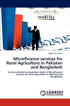 portada microfinance services for rural agriculture in pakistan and bangladesh (in English)