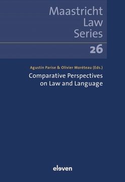 portada Comparative Perspectives on Law and Language: Volume 26 (en Inglés)