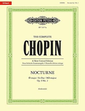 portada Nocturne in E Flat Major, Op. 9 No. 2 (Comparative Edition): The Complete Chopin, Sheet (en Inglés)