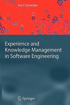 portada experience and knowledge management in software engineering (en Inglés)