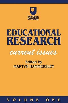 portada educational research volume one: current issues (in English)