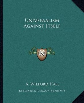 portada universalism against itself (en Inglés)