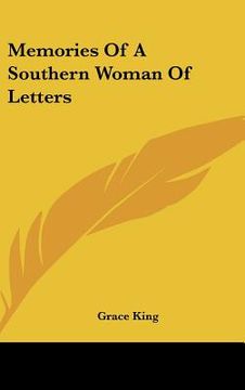 portada memories of a southern woman of letters (en Inglés)