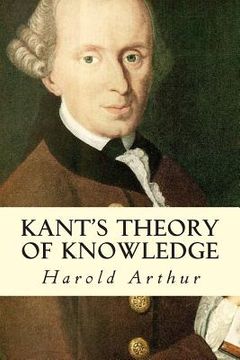 portada Kant's Theory of Knowledge (en Inglés)