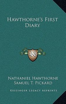 portada hawthorne's first diary (en Inglés)