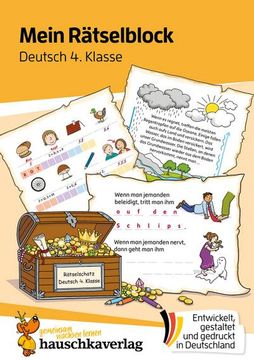 portada Mein Rätselblock Deutsch 4. Klasse (in German)