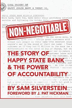 portada Non-Negotiable: The Story of Happy State Bank & the Power of Accountability (no More Excuses Series) (en Inglés)