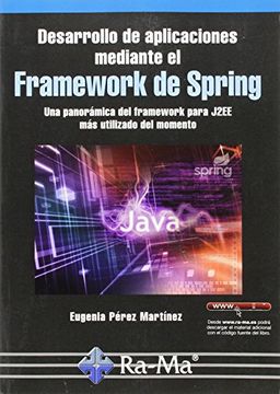 portada Desarrollo de Aplicaciones Mediante el Framework de Spring (in Spanish)