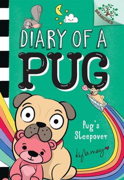 portada Pug'S Sleepover: 6 (Diary of a Pug: Scholastic Branches, 6) (en Inglés)
