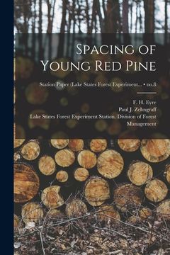 portada Spacing of Young Red Pine; no.8 (en Inglés)