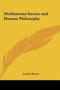 portada meditations sacrae and human philosophy (en Inglés)