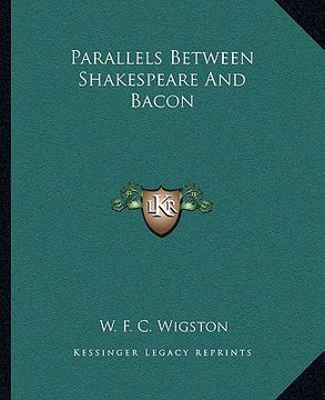 portada parallels between shakespeare and bacon (en Inglés)