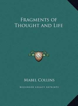 portada fragments of thought and life (en Inglés)