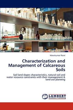 portada characterization and management of calcareous soils (en Inglés)