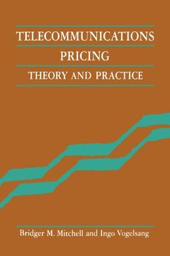 portada Telecommunications Pricing: Theory and Practice (en Inglés)