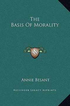 portada the basis of morality (en Inglés)