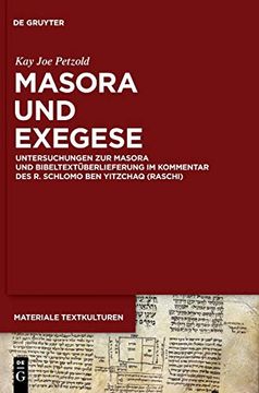portada Masora und Exegese: Untersuchungen zur Masora und Bibeltextüberlieferung im Kommentar des r. Schlomo ben Yitzchaq (Raschi) (en Alemán)