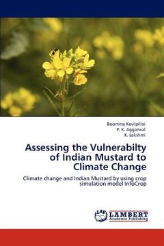 portada assessing the vulnerabilty of indian mustard to climate change (en Inglés)