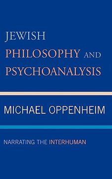 portada jewish philosophy and psychoanalysis: narrating the interhuman (en Inglés)