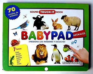 portada Sound Touch it Book Babypad Para Animales (in Spanish)