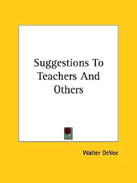 portada suggestions to teachers and others (in English)