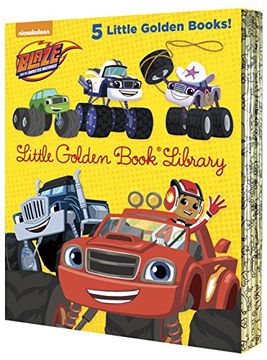 portada Blaze and the Monster Machines Little Golden Book Library (Blaze and the Monster Machines: Little Golden Books) 