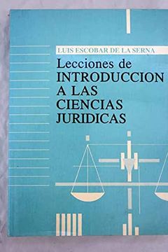 portada Lecciones de Introduccion a las Ciencias Juridicas (2ª Ed. )