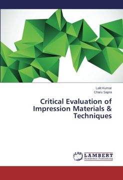 portada Critical Evaluation of Impression Materials & Techniques