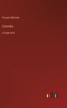 portada Colomba: in large print (en Inglés)