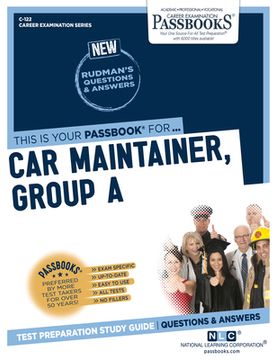 portada Car Maintainer, Group a (C-122): Passbooks Study Guide Volume 122 (in English)