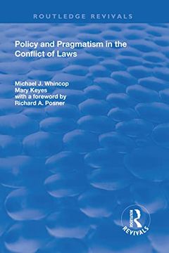 portada Policy and Pragmatism in the Conflict of Laws (in English)