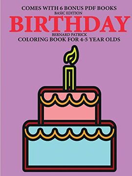 portada Coloring Book for 4-5 Year Olds (Birthday) (en Inglés)
