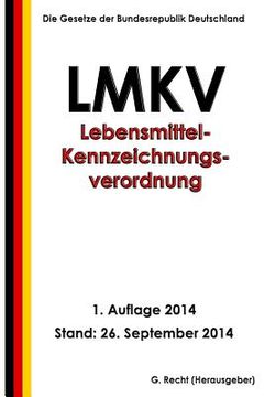 portada Lebensmittel-Kennzeichnungsverordnung - LMKV (in German)