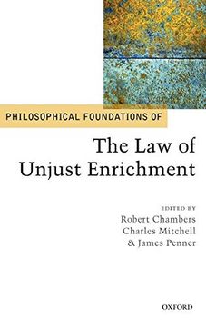portada Philosophical Foundations of the law of Unjust Enrichment (Philosophical Foundations of Law) (en Inglés)