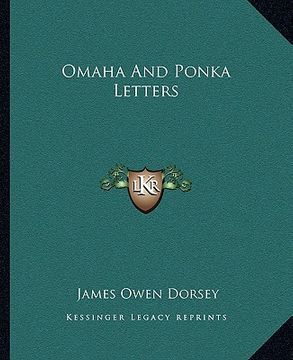portada omaha and ponka letters (en Inglés)
