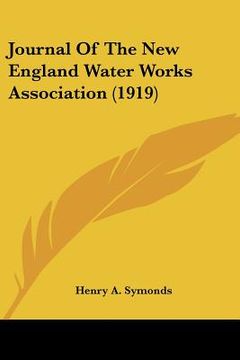 portada journal of the new england water works association (1919) (en Inglés)